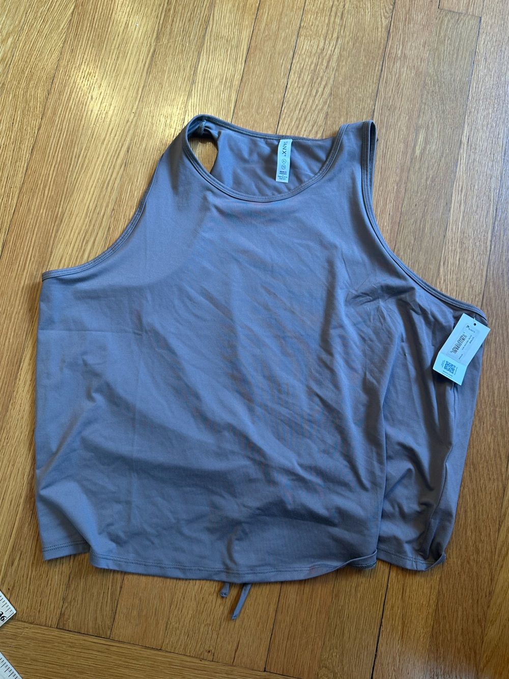 SPANX Butter Keyhole Tank in Smoke XL baddie quiet luxury
